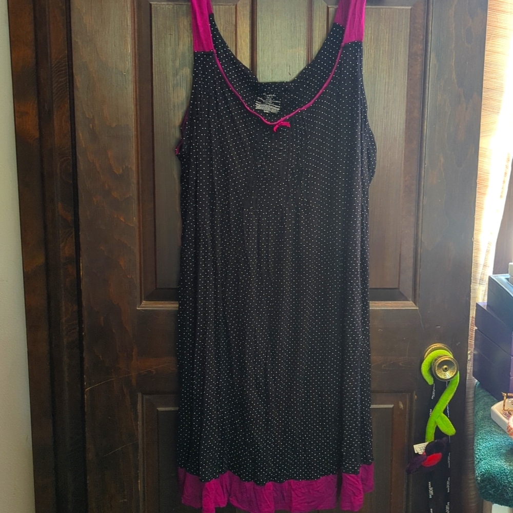 Rayon stretch nightgown